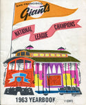 San Francisco Giants 1963 Yearbook