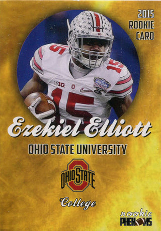 Ezekiel Elliott Unsigned 2015 Rookie Phenom Card