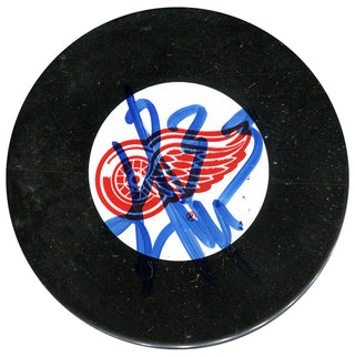 Kris Draper Autographed Detroit Red Wings Puck