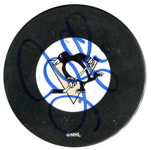 Gary Roberts Autographed Pittsburgh Penguins Puck