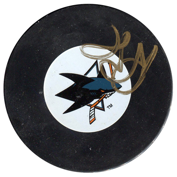 Rob Blake Autographed San Jose Sharks Puck