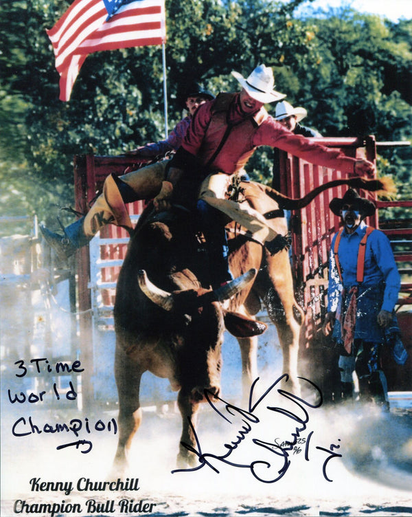 Kenny Churchill Autographed 8x10 Photo