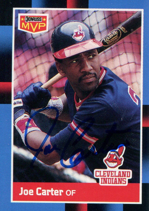 Joe Carter Autographed 1987 Donruss Card