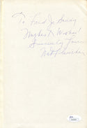 Nat Fleischer Autographed 1972 Boxing Encyclopedia Book (JSA)