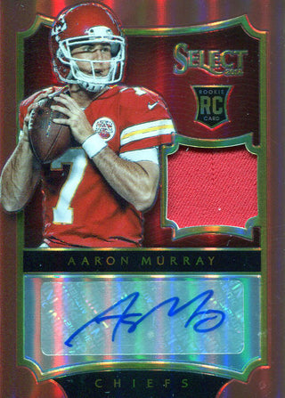 Aaron Murray Autographed 2014 Panini Select Prizm Rookie Card