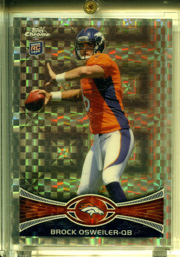 Brock Osweiler 2012 Topps Chrome Refractor Rookie Card