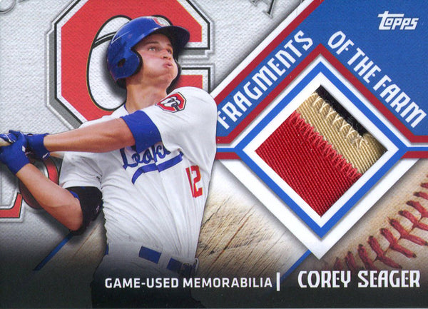 Corey Seager 2015 Topps Game-Used Memorabilia Rookie Relic Card 