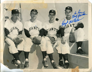Hoyt Wilhelm Autographed Original Wire Photo
