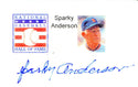 Sparky Anderson Autographed 3x5 Card
