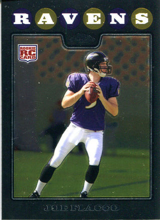 Joe Flacco Unsigned 2008 Topps Chrome Rookie Card