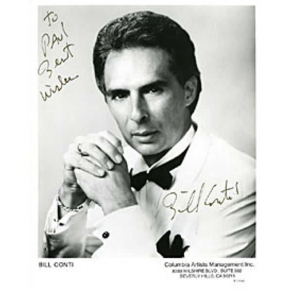 Bill Conti Autographed / Signed 8x10 Photo