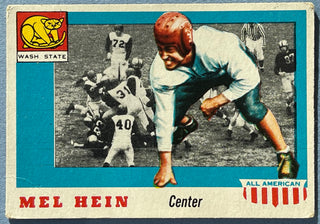 Mel Hein 1955 Topps All American Football Card #28