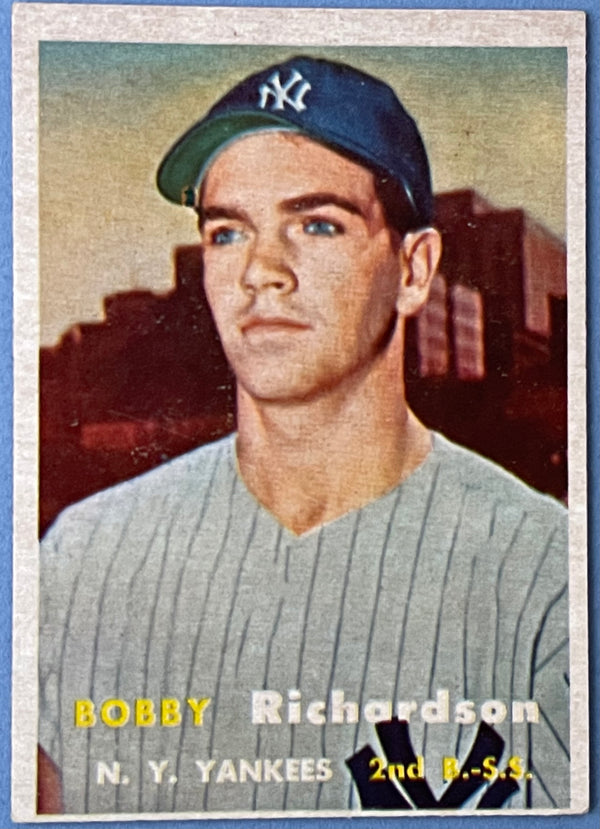 Bobby Richardson 1957 Topps baseball Card #286