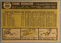 Frank Robinson 1961 Topps Baseball Card #360