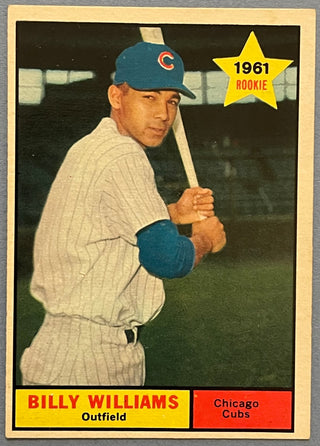 Billy Williams 1961 Topps Baseball Card #141