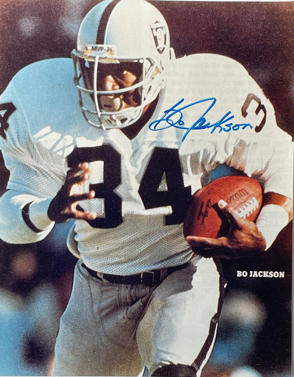 Bo Jackson Autographed 8x10 Football Photo