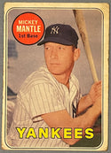 Mickey Mantle 1969 Topps Baseball Card #500
