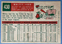 Whitey Ford 1959 Topps baseball Card #430