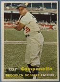 Roy Campanella 1957 Topps baseball Card #210