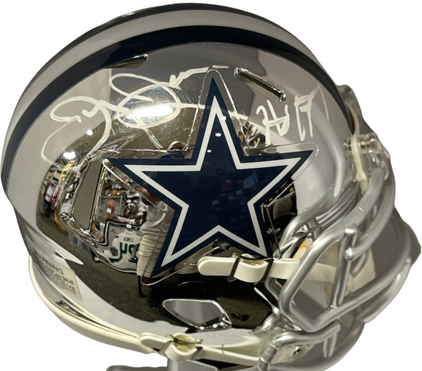 Jerry Jones Autographed Dallas Cowboys Mini Helmet