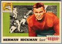 Herman Hickman 1955 Topps All American Football Card #1