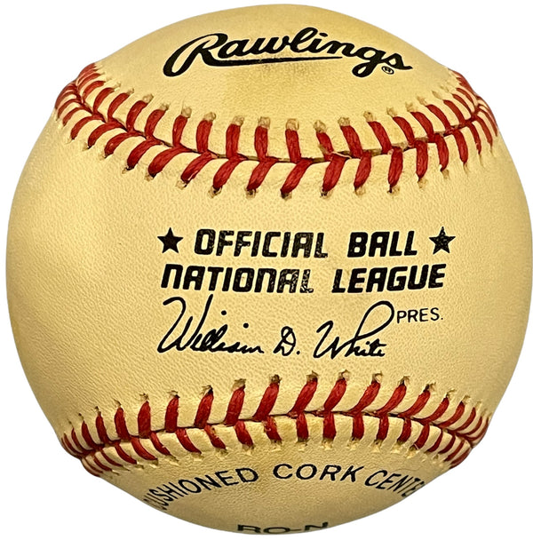 Lou Burdette Autographed Official Baseball (JSA)