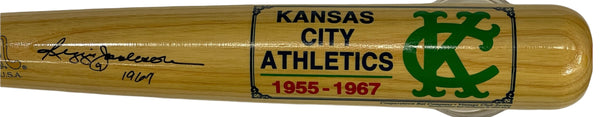 Reggie Jackson Autographed Cooperstown Bat MLB Team Series KC Athletics (Beckett)