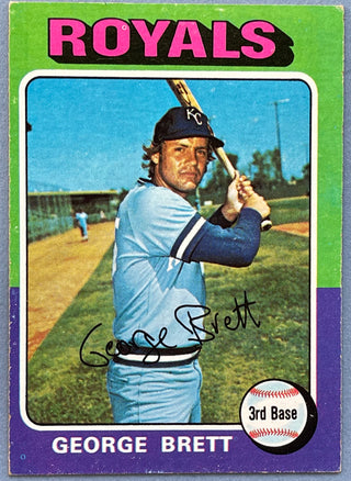 George Brett 1975 Topps Rookie baseball Card #228