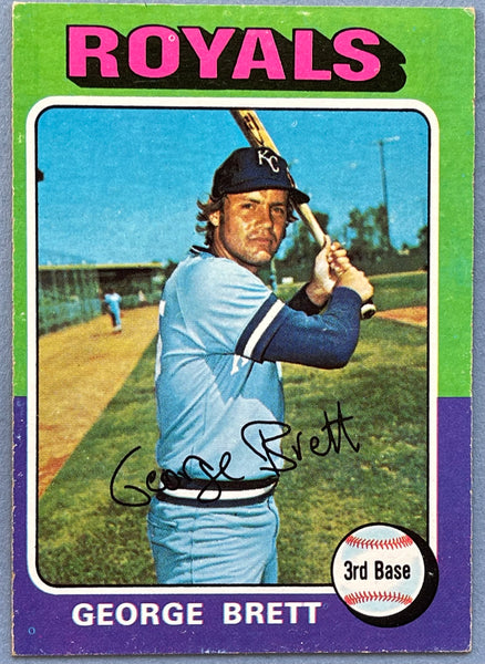 George Brett 1975 Topps Rookie baseball Card #228