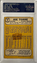Joe Torre Autographed 1968 Topps Card #30 (PSA)