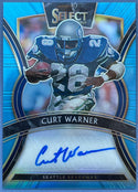 Curt Warner autographed 2019 Panini Select Card #31/49