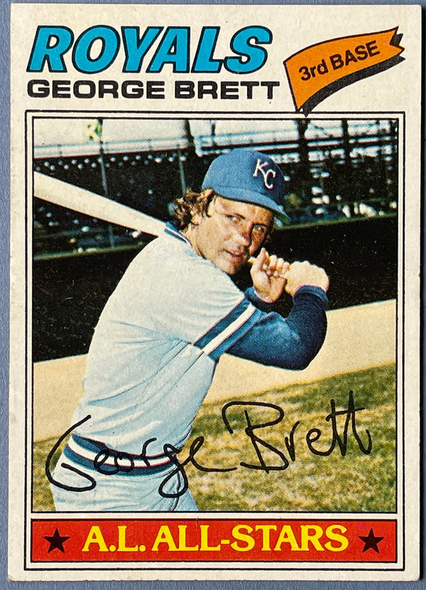 George Brett 1977 Topps baseball Card #580