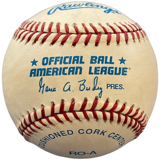 Gene Budig Unsigned Official American League Baseball