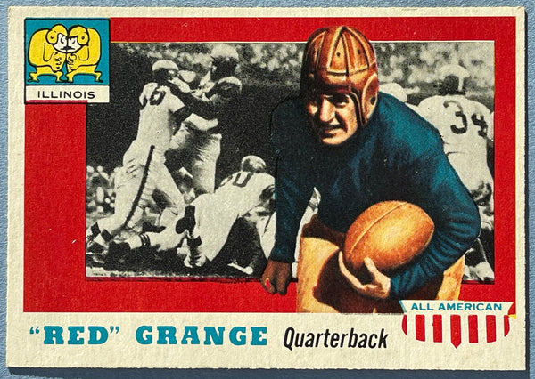 Red Grange 1955 Topps All American Football Card #27
