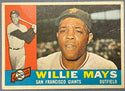 Willie Mays 1960 Topps Baseball Card #200