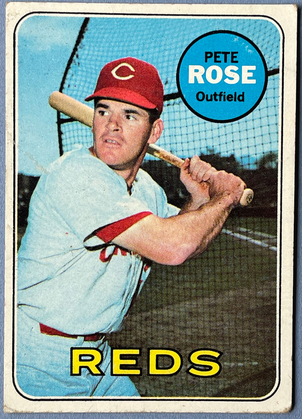 Pete Rose 1969 Topps baseball Card #120