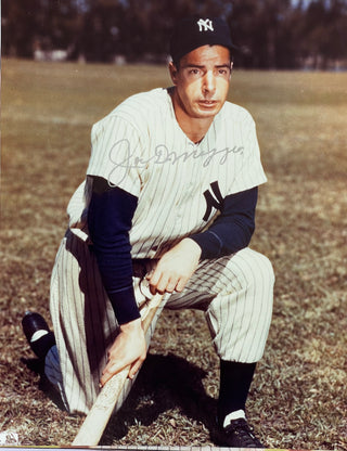 Joe DiMaggio Autographed 8x10 Baseball Photo (Beckett)