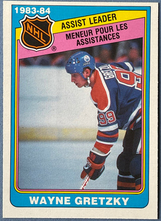 Wayne Gretzky Unsigned 1984-85 O-Pee-Chee Hockey Card #382
