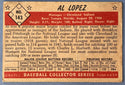 Al Lopez 1953 Bowman Color Baseball Card #143