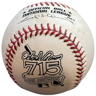 Hank Aaron 715 Commemorative Unsigned Official Leonard Coleman National League Baseball
