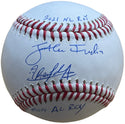 Randy Arozarena Jonathan India Dual Signed Autographed Official Baseball (Beckett)