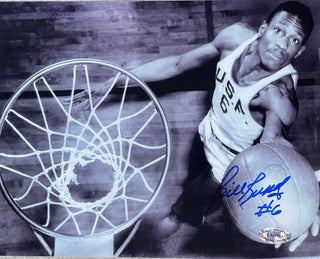 Bill Russell Autographed 8x10 USF Basketball Photo