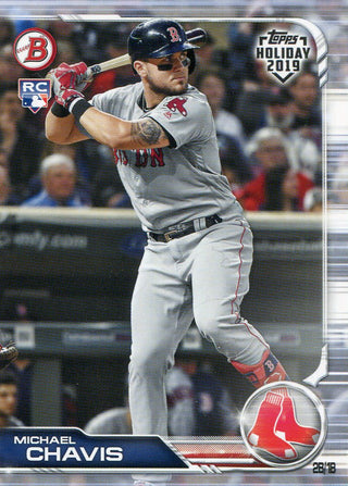 Michael Chavis 2019 Topps Holiday Bowman Rookie Card