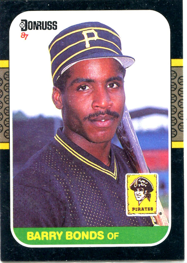 Barry Bonds Unsigned 1987 Donruss Card