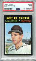 Luis Aparicio 1971 Topps #740 PSA NM 7 Card