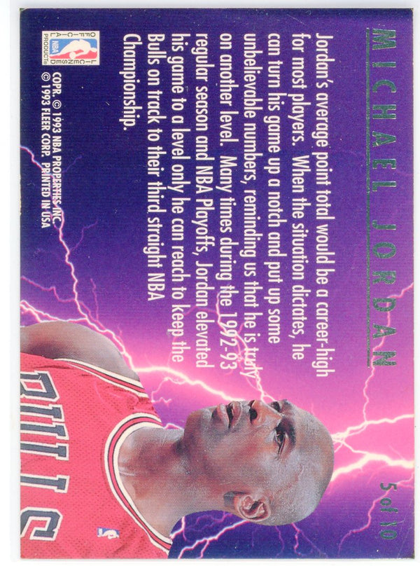 Michael Jordan 1993-94 Fleer Ultra Scoring Kings Card #5