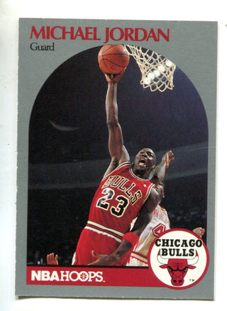 Michael Jordan 1990 NBA Hoops #65 Card