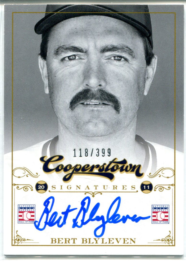 Bert Blyleven Autographed 2012 Panini Cooperstown Card