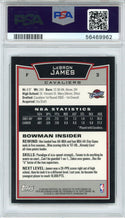 LeBron James 2008 Bowman Chrome Card #3 (PSA)