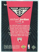 Michael Jordan 1998 Upper Deck High Court Card #H30